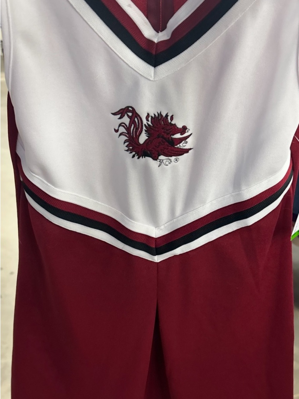 Girls/kids gamecock Cheer Uniform with Embroidery size 8